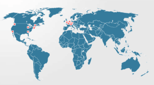 VPN nodes across the world