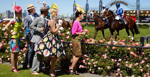 Audience at Melbourne Cup