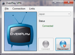 Screenshot of OverPlay on Windows