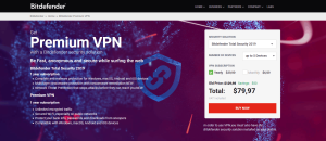 Bitdefender Premium VPN Website