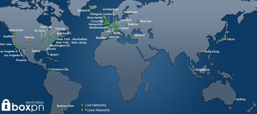 Countries boxpn has VPN servers in
