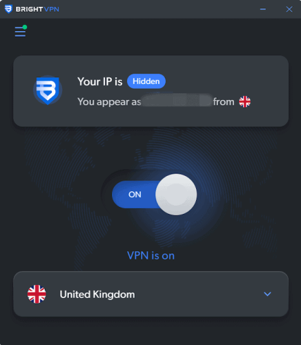Bright VPN Interface