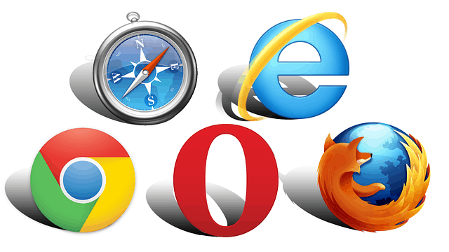Logos of all main browsers