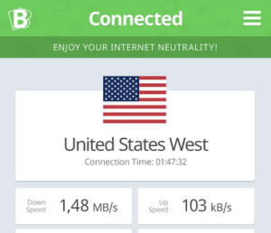 Connected Buffered VPN client