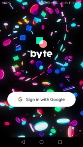 Byte sign up mobile