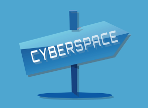 Example of a cyberspace arrow