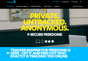 F-Secure.com Freedome website
