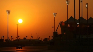 Sunset landscape of the Abu Dhabi F1 GP