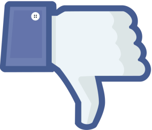 facebook dislike icon