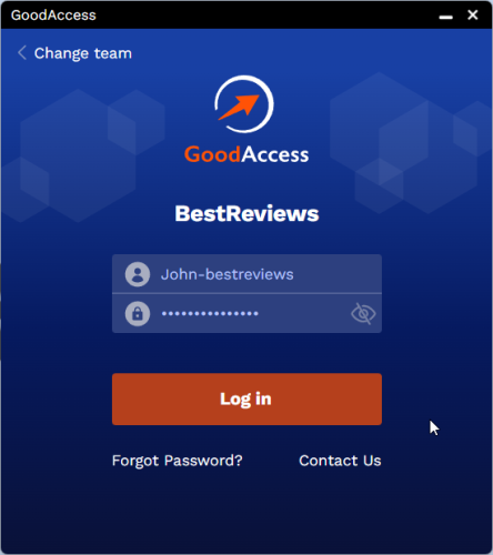 GoodAccess Mobile App Login