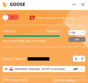 GOOSE VPN client