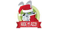 HideMyAss Christmas logo