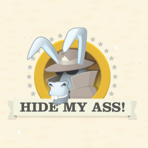 HideMyAss' logo and donkey mascot