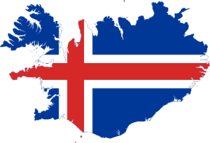 Iceland on the map