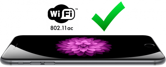 iPhone 6 support 802.11ac Wireless-AC