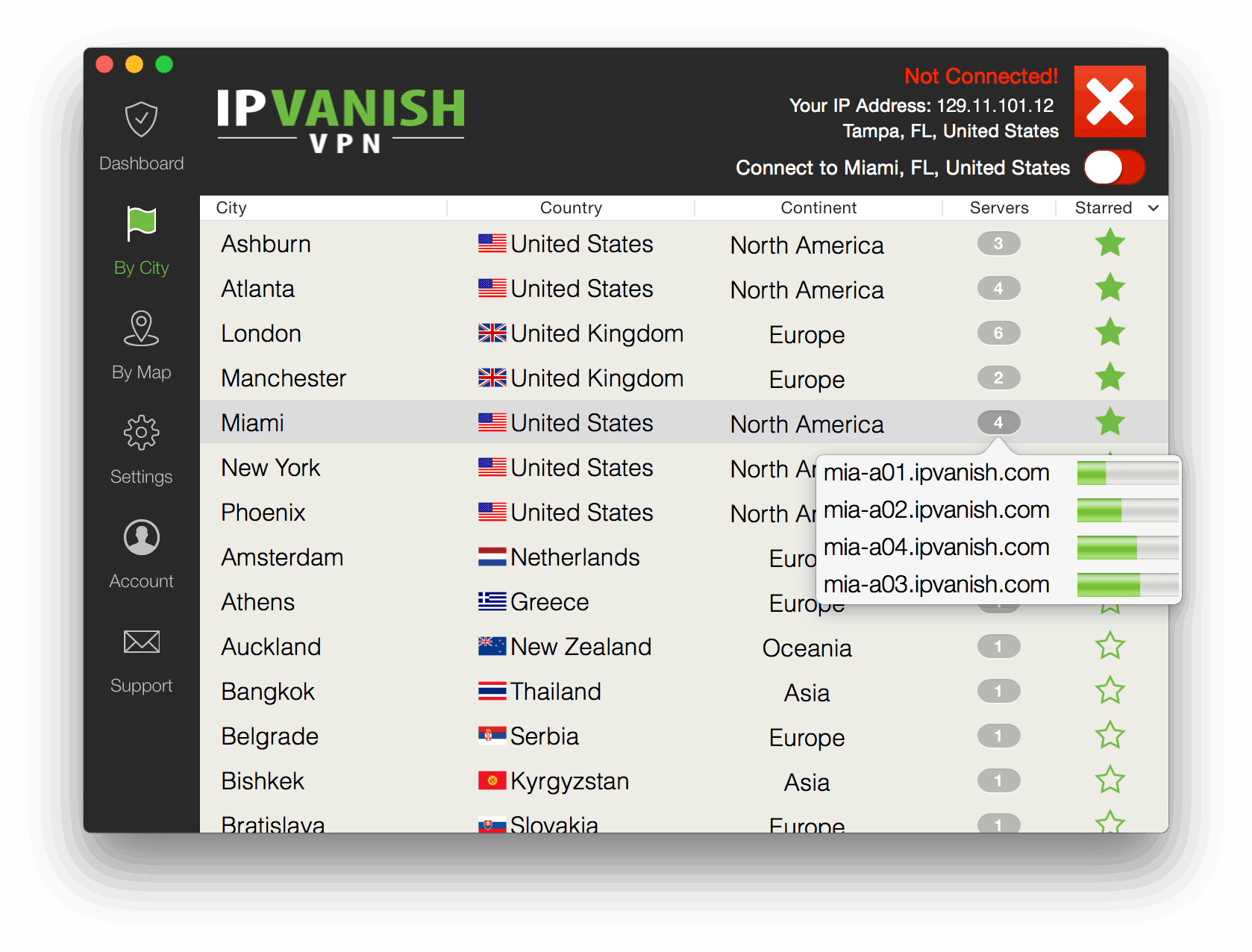 ip vanish for mac os x 10.7.5
