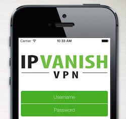 Aplicativo IPvanish para conexões VPN