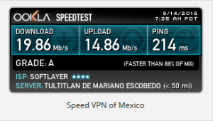 Mexico Speed Test by FrootVPN