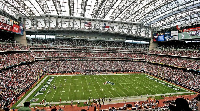 Example of an image of the NRG Stadium in Texas