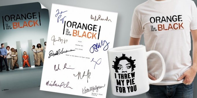 Merchandise prize of The Orange is the New Black competition by OverPlay