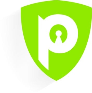 PureVPN logo with shadow effect