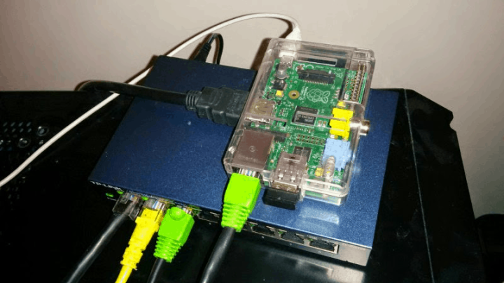 Raspberry Pi vpn server on topo of the router