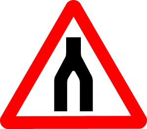 Street sign as a split tunneling example