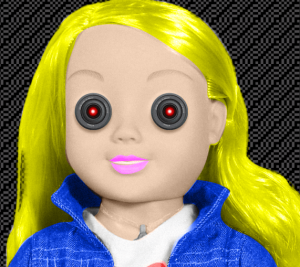 Spying barbie doll