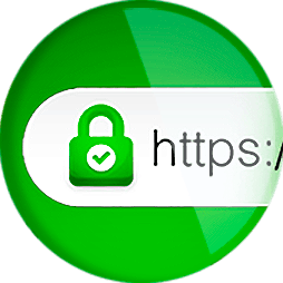 Example of an SSL secured sign