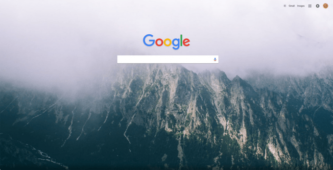 A Stylish User's Custom Google Background Theme