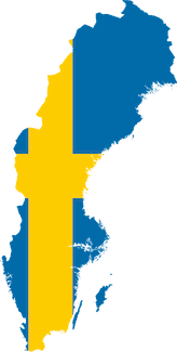 Sweden on the map