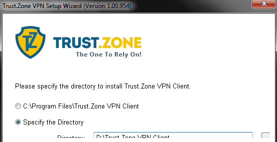 trust zone client for mac