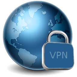 The globe protected by VPN