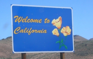 Welcome Sign California